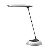 歐普照明 LED臺(tái)燈 臥室護(hù)眼學(xué)生學(xué)習(xí)工作床頭燈護(hù)眼燈 和悅8瓦  銀色 暖白光 可調(diào)光