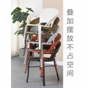 戶外藤椅單人休閑靠背椅編織家用老人庭院室外簡(jiǎn)約陽(yáng)臺(tái)迪瑪森小騰桌椅子